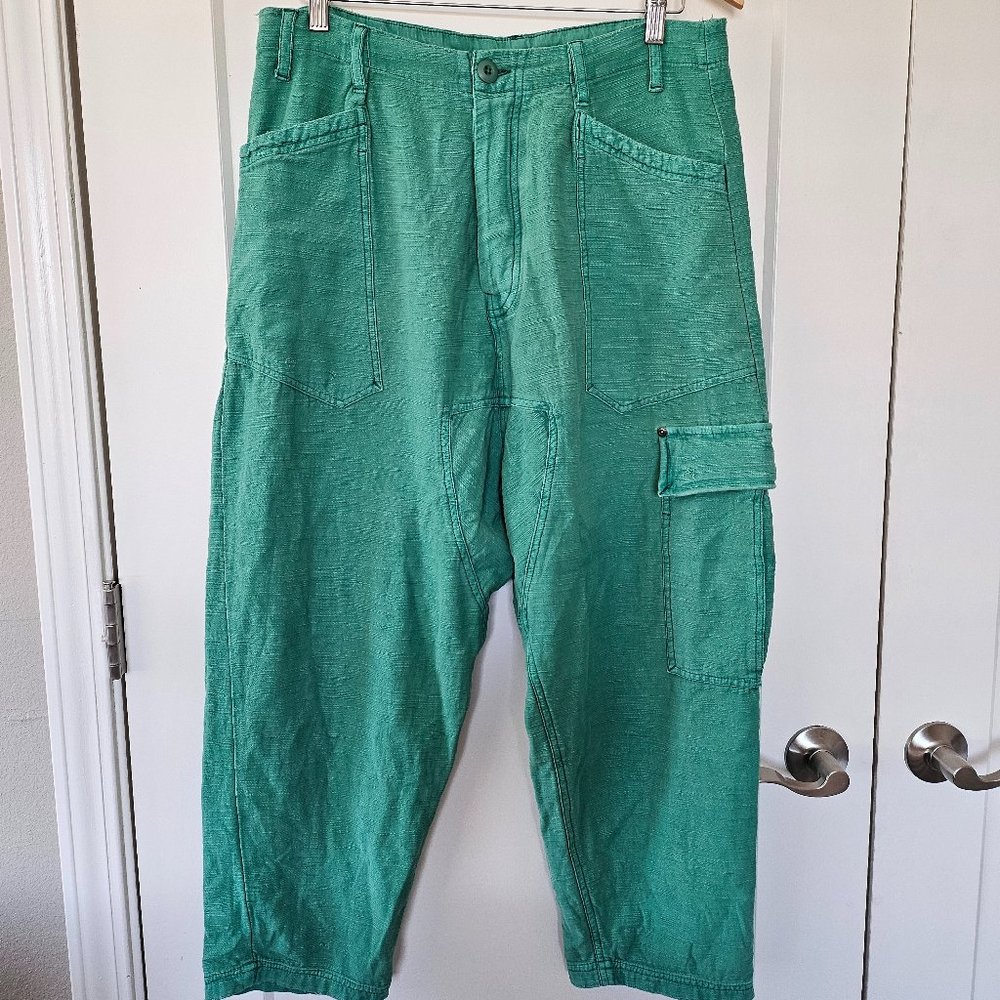 Free People Bay To Breakers Pants in Golf Green